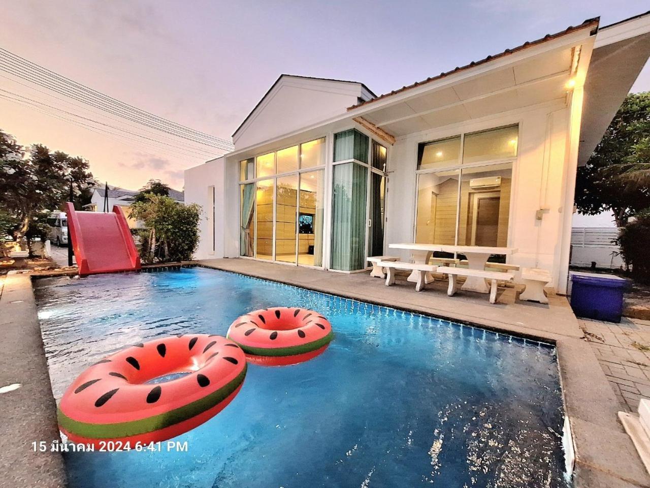 Beachtown Cha-Am Private Poolvilla From Beach 2Km Luaran gambar